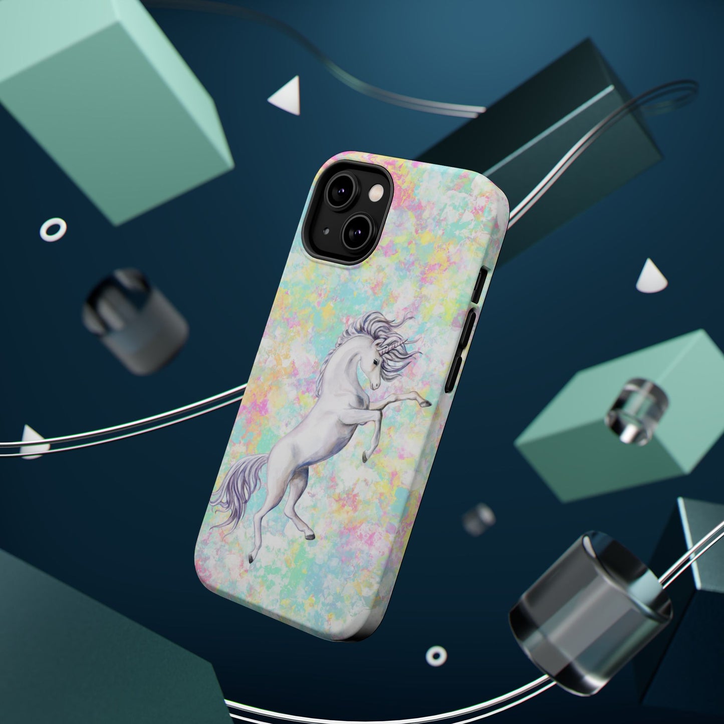 Pastel Pegasus MagSafe® Compatible Tough Case for iPhone