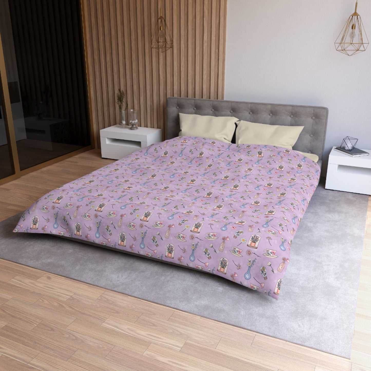Lilac Meadow Keepsakes Microfiber Duvet Cover