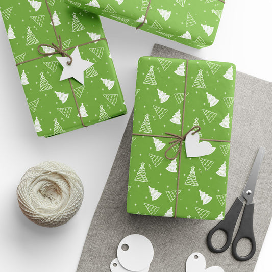 Evergreen Cheer Wrapping Paper