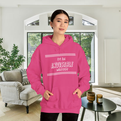 I'm An Invisible Warrior Heavy Blend™ Hooded Sweatshirt