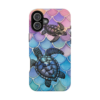 Sea Turtle Silhouette MagSafe® Compatible Tough Case for iPhone