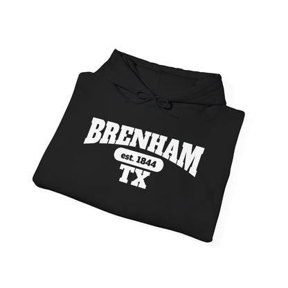 Brenham Tx Est. 1844 Adult Heavy Blend™ Hoodie