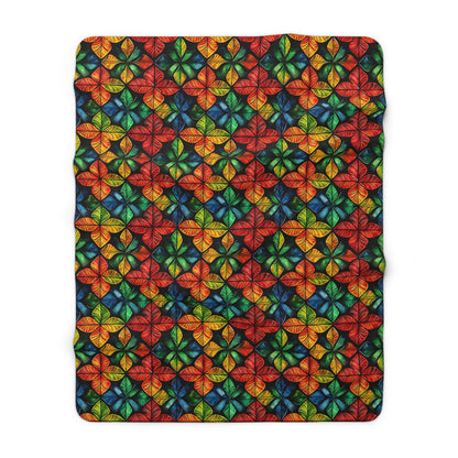 Kinara Radiance Sherpa Fleece Blanket