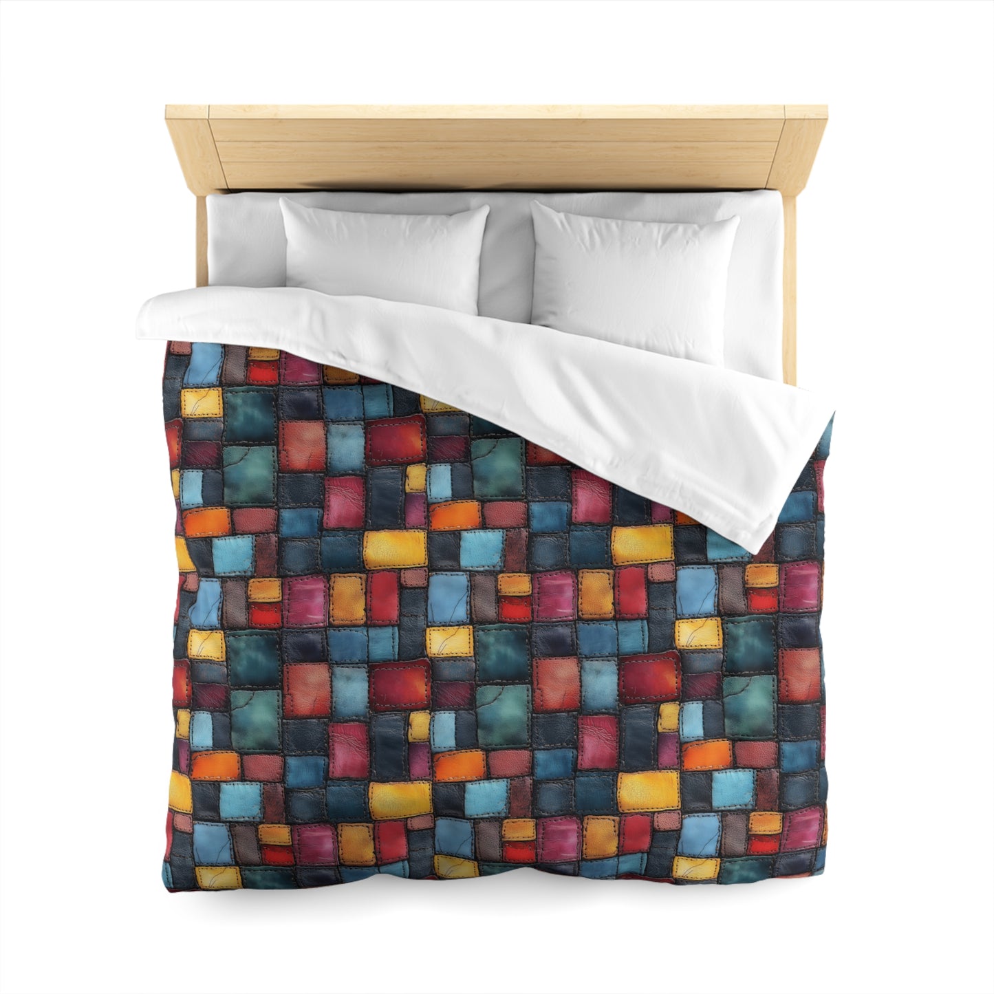 Colorblock Craze Microfiber Duvet Cover