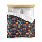 Colorblock Craze Microfiber Duvet Cover