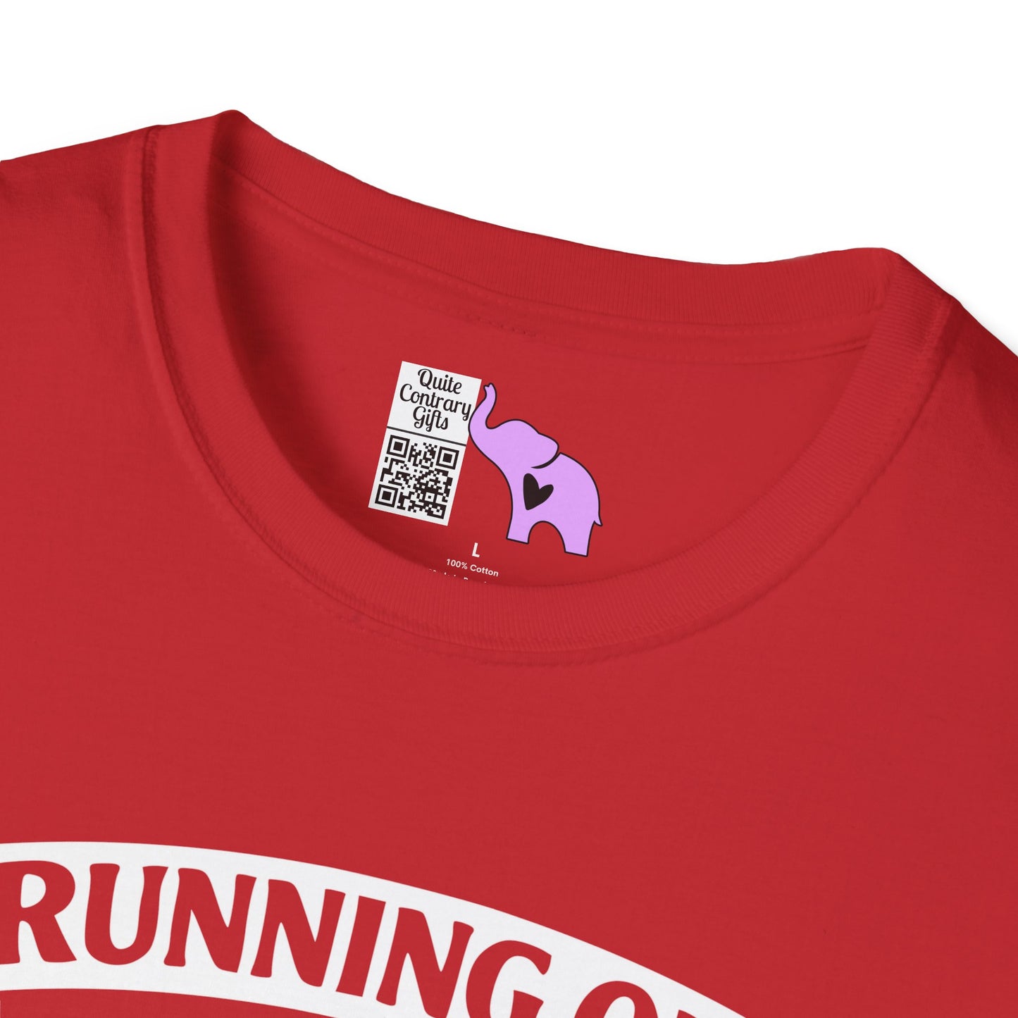 Running On Caffeine & Sarcasm Adult T-shirt