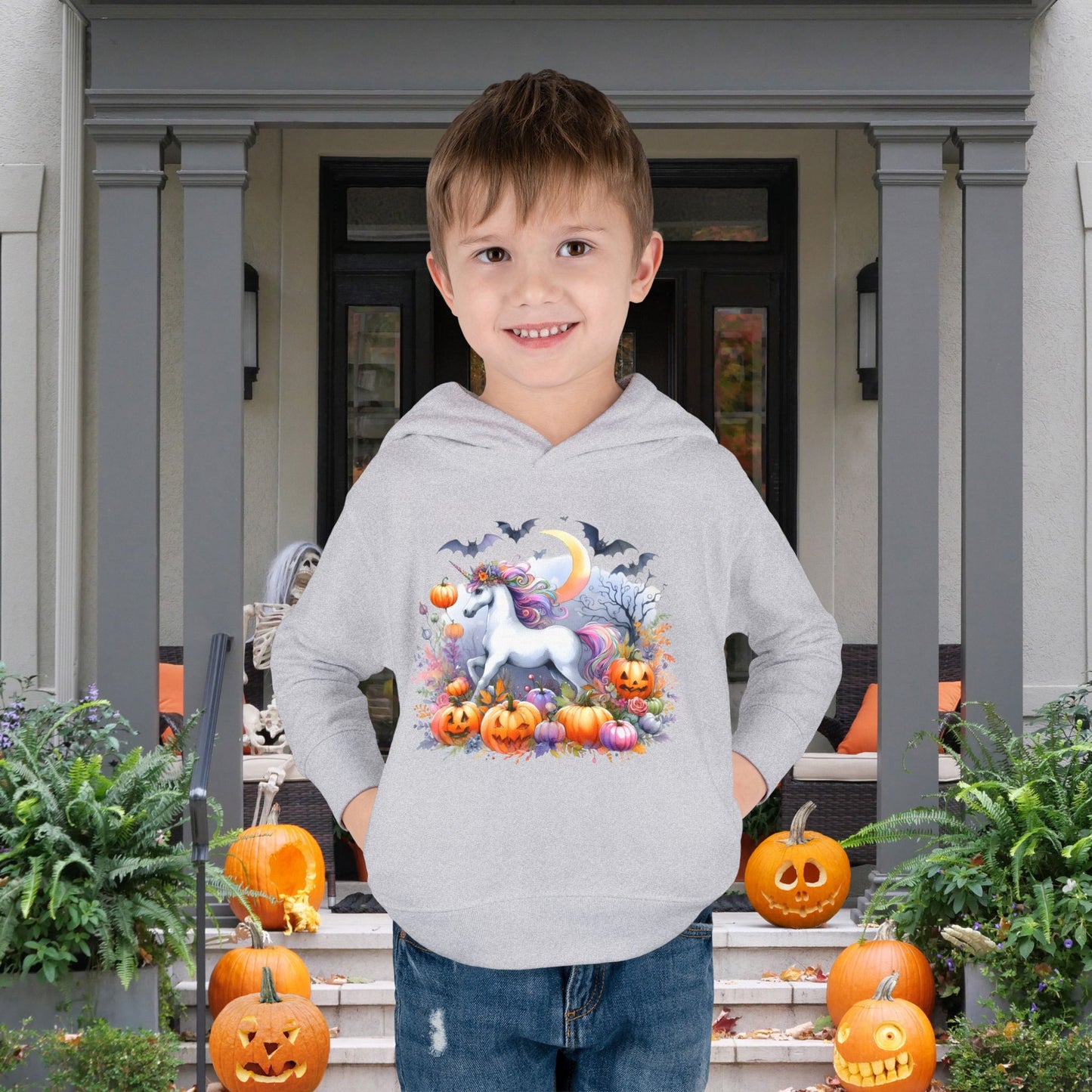 Halloween Unicorn Toddler Hoodie