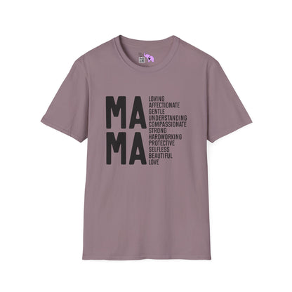 Mama Qualities Adult T-shirt