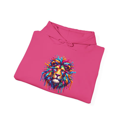 Colorful Lion Heavy Blend™ Hooded Sweatshirt