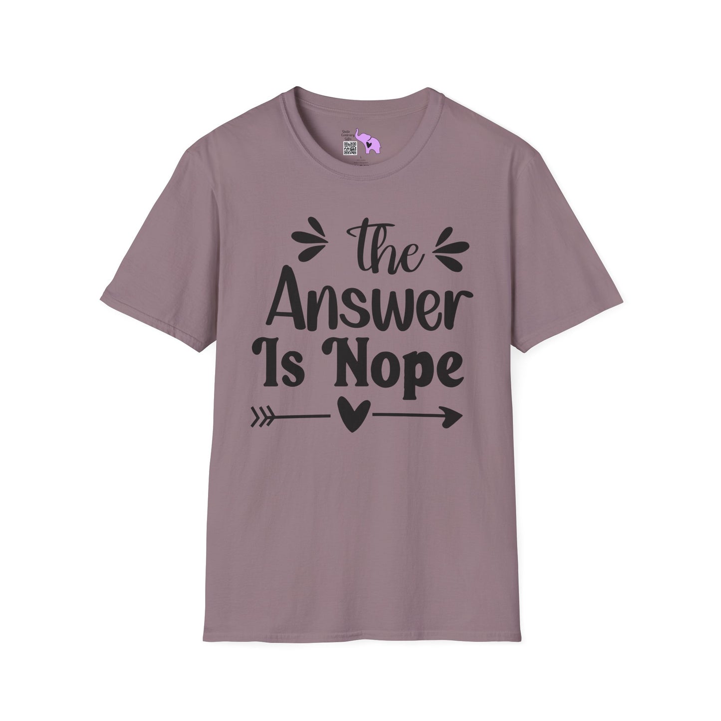 The Answer is Nope Adult T-shirt