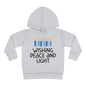 Hanukkah Wishing Peace & Light 2 Toddler Pullover Fleece Hoodie