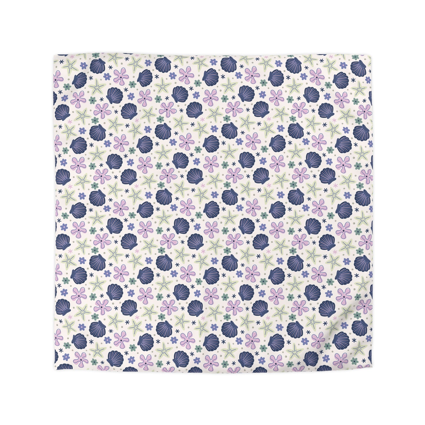Shellflower Cove Microfiber Duvet Cover