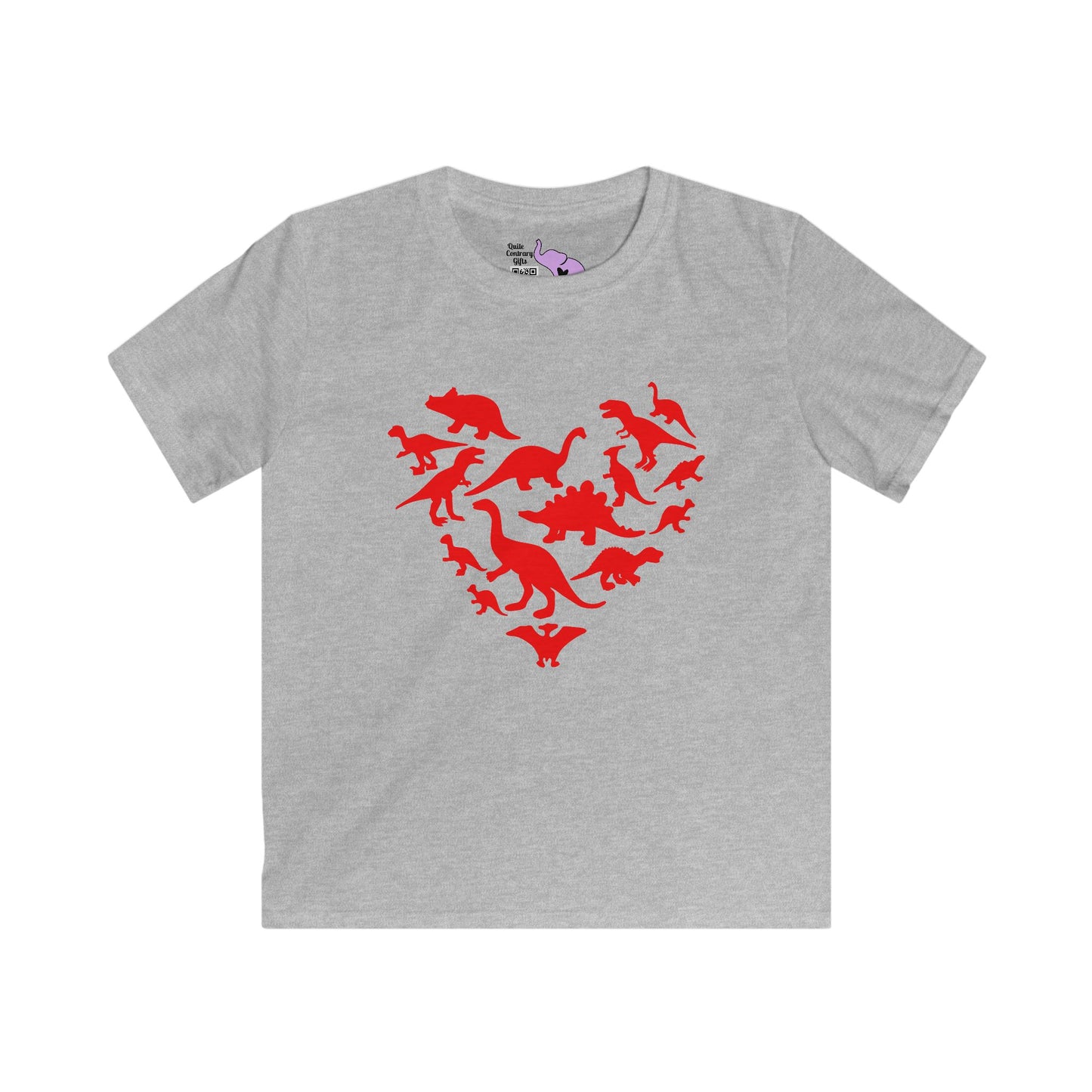 Dinosaurs Heart Youth Softstyle Tee