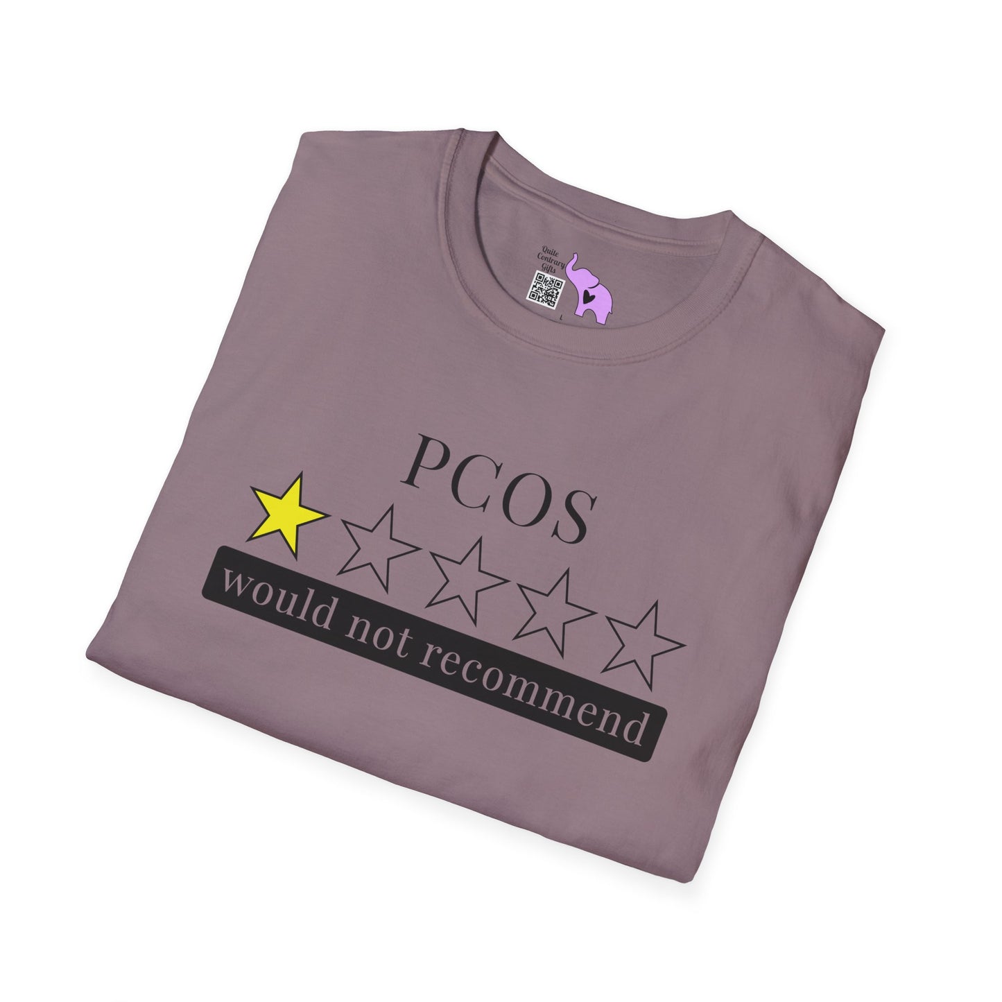 PCOS 1 Star Would Not Recommend Adult T-shirt
