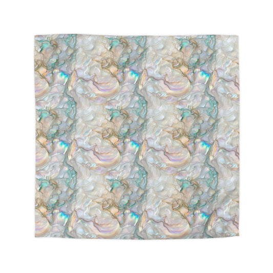 Green Opalescent Dreams Microfiber Duvet Cover