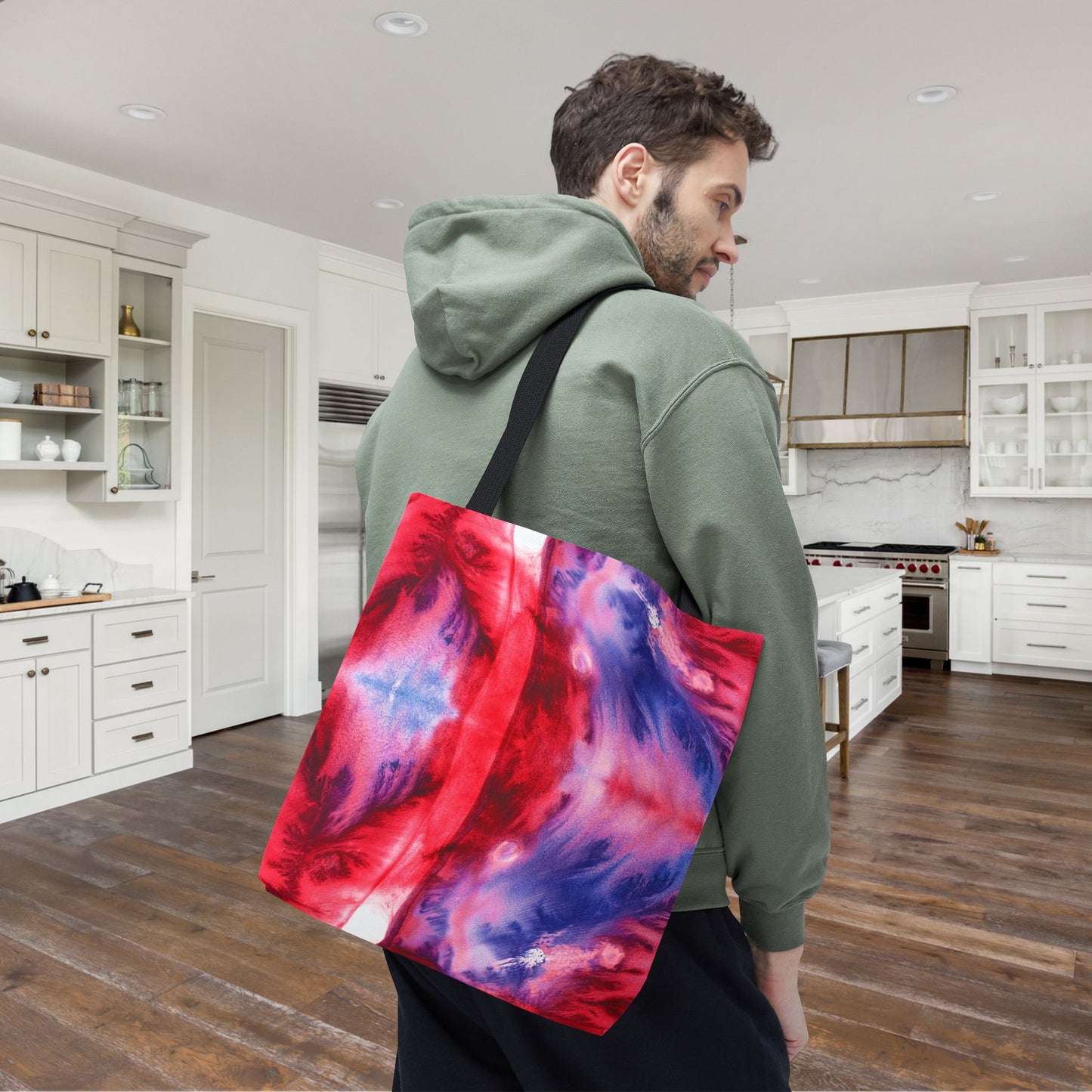 Freedom Swirl Canvas Tote Bag