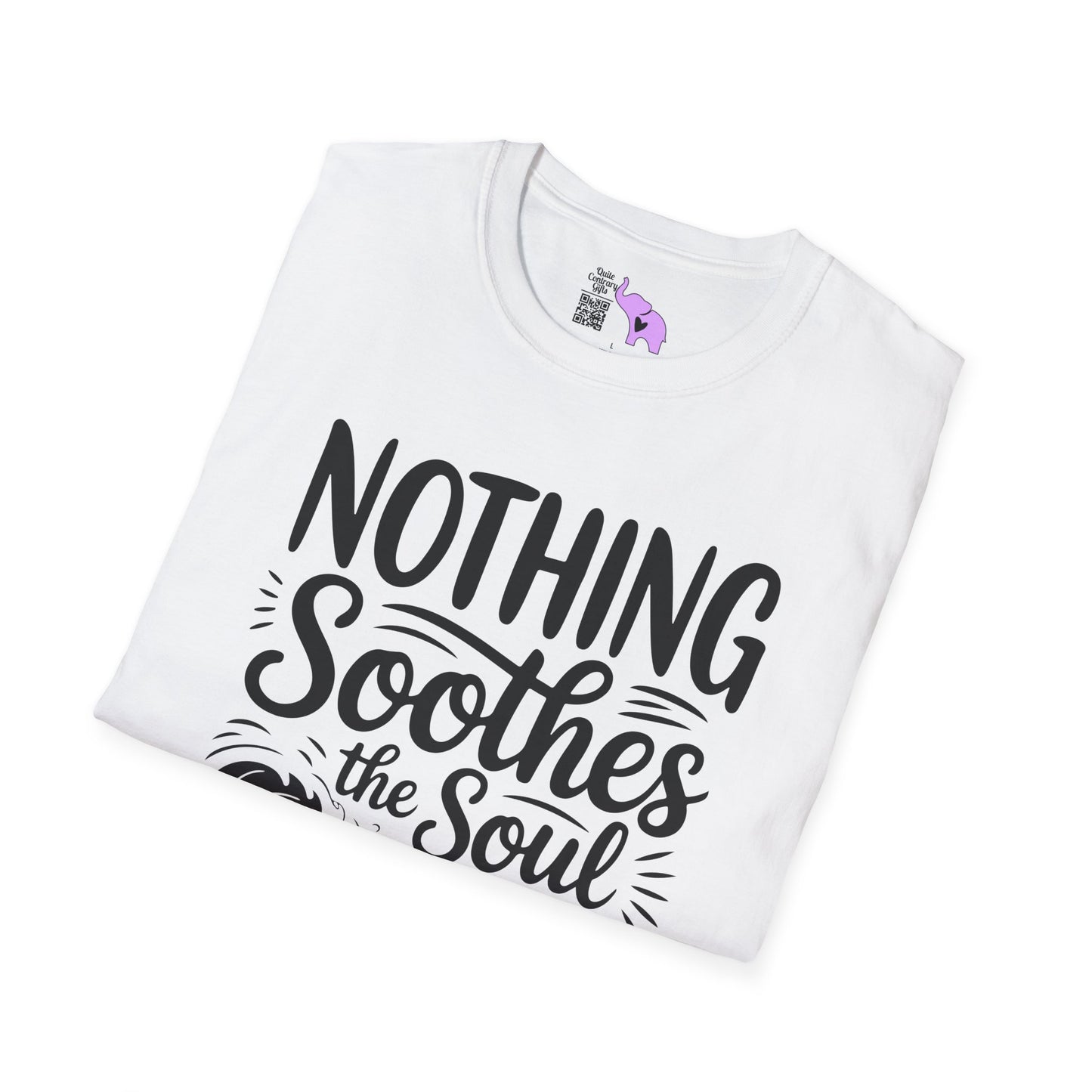 Nothing Soothes the Soul Like A Walk on the Beach Adult T-shirt