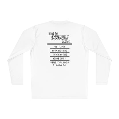 I'm An Invisible Warrior Chronic Illness Lightweight Long Sleeve Tee