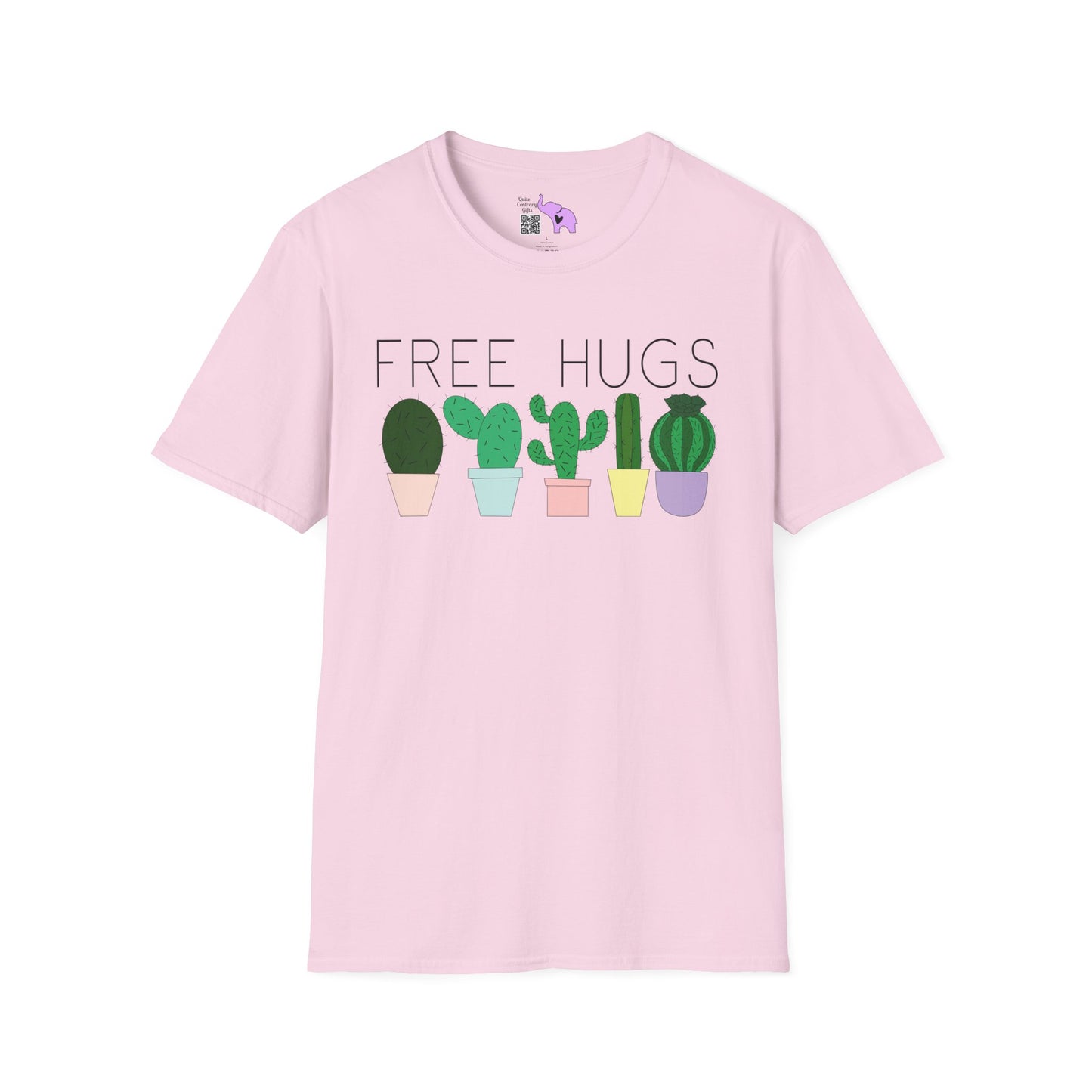 Free Hugs (Cactus) Adult T-shirt