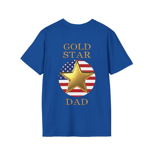 Gold Star Dad Forever Proud T-shirt