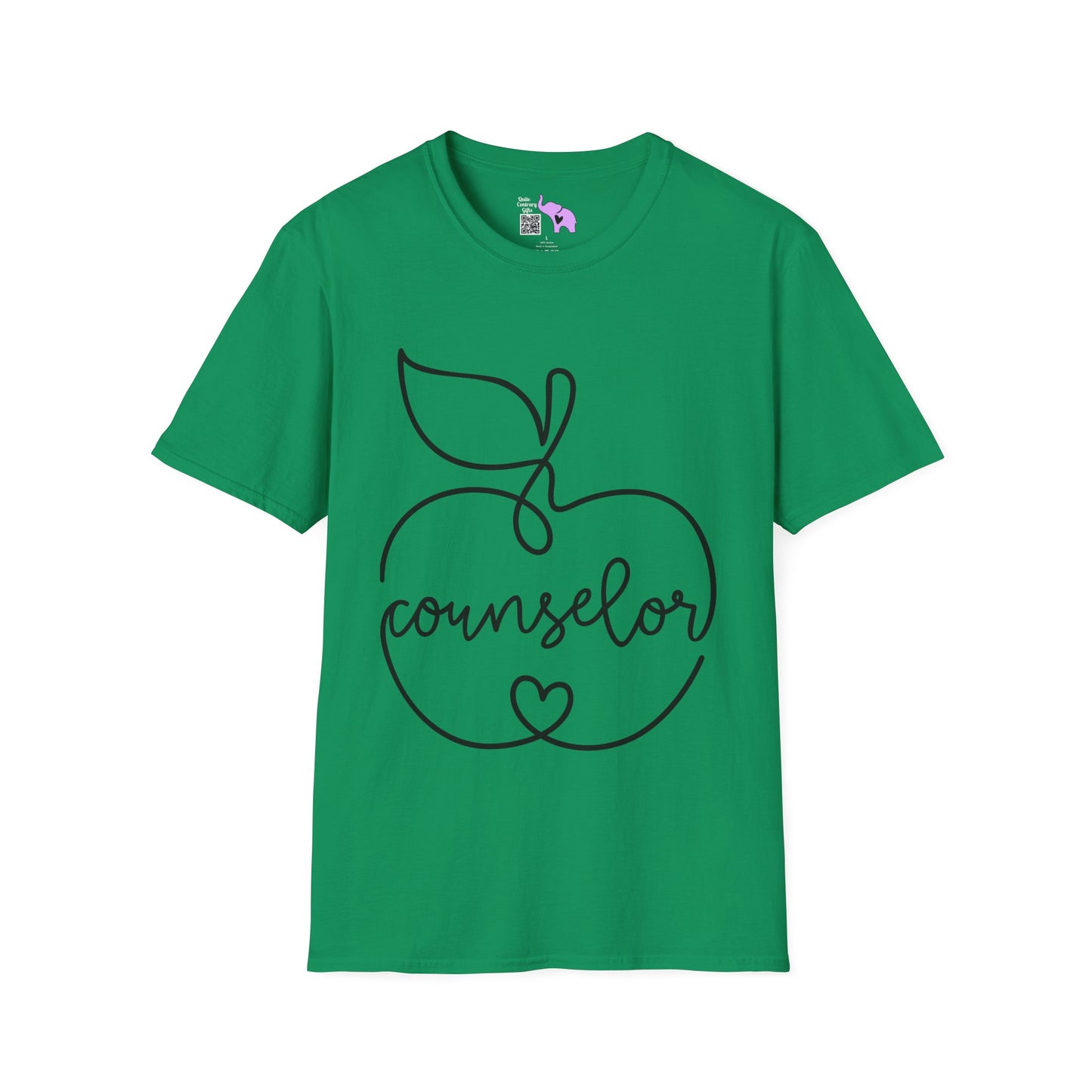 Counselor (w/Apple) Adult T-shirt