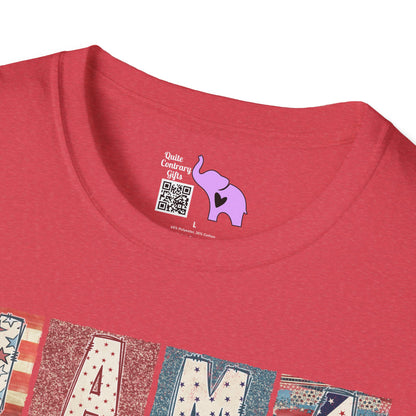 Mama (America Colors) Adult T-shirt
