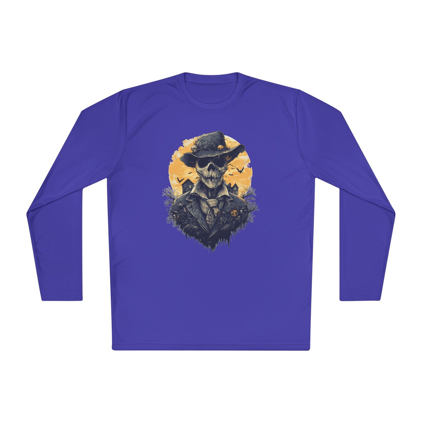 Halloween Scarecrow 2 Adult Long Sleeve Tee