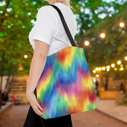 Colorwaves Canvas Tote Bag