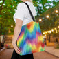 Colorwaves Canvas Tote Bag