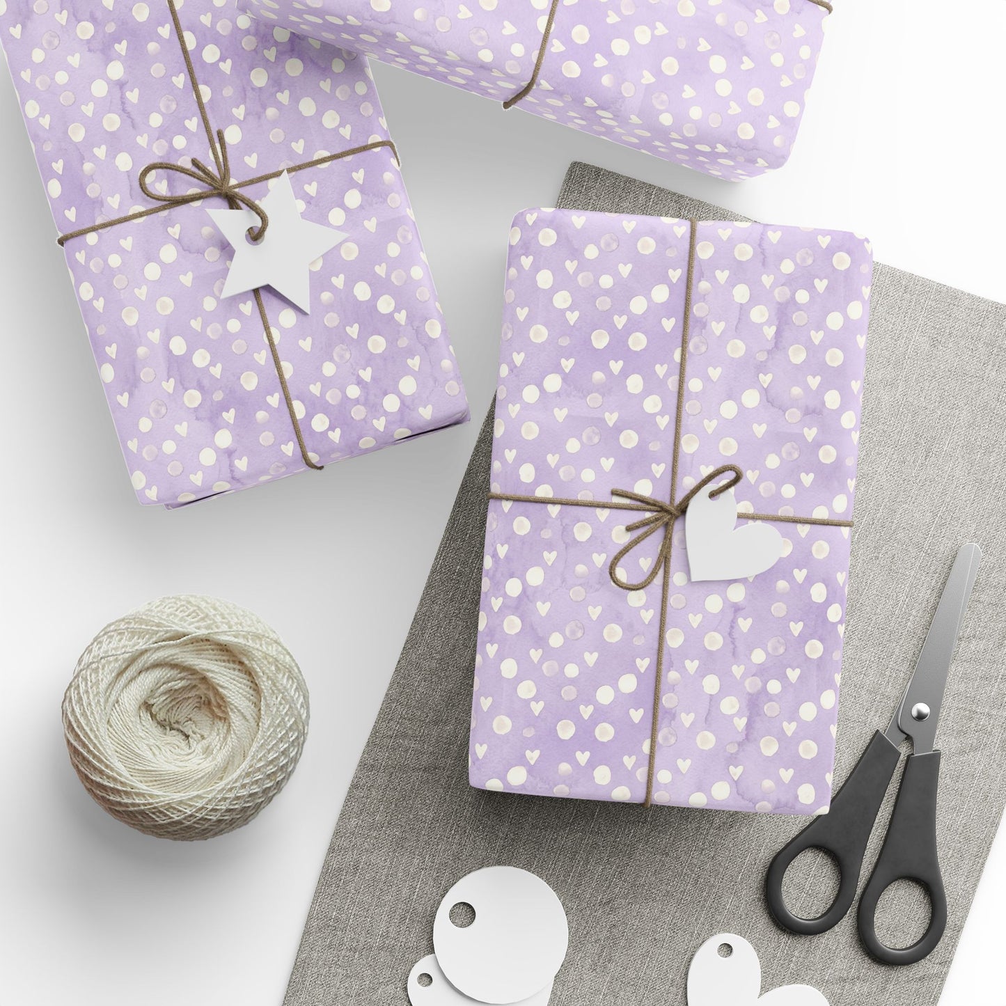 Little Lavender Blessings Wrapping Paper