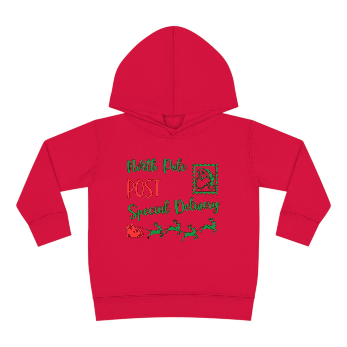 North Pole Post Special Delivery Toddler Pullover Fleece Hoodie