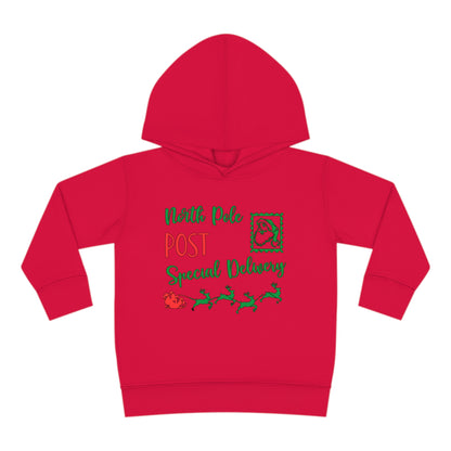 North Pole Post Special Delivery Toddler Pullover Fleece Hoodie