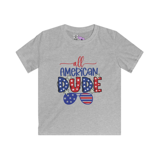 All-American Dude Youth Softstyle Tee