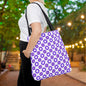 Purple Prism Garden Canvas Tote Bag