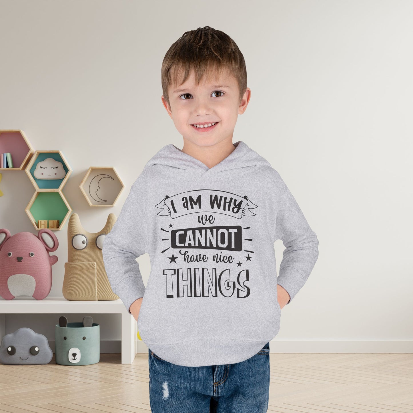 I Am Why We Cannot Have Nice Things Toddler Hoodie