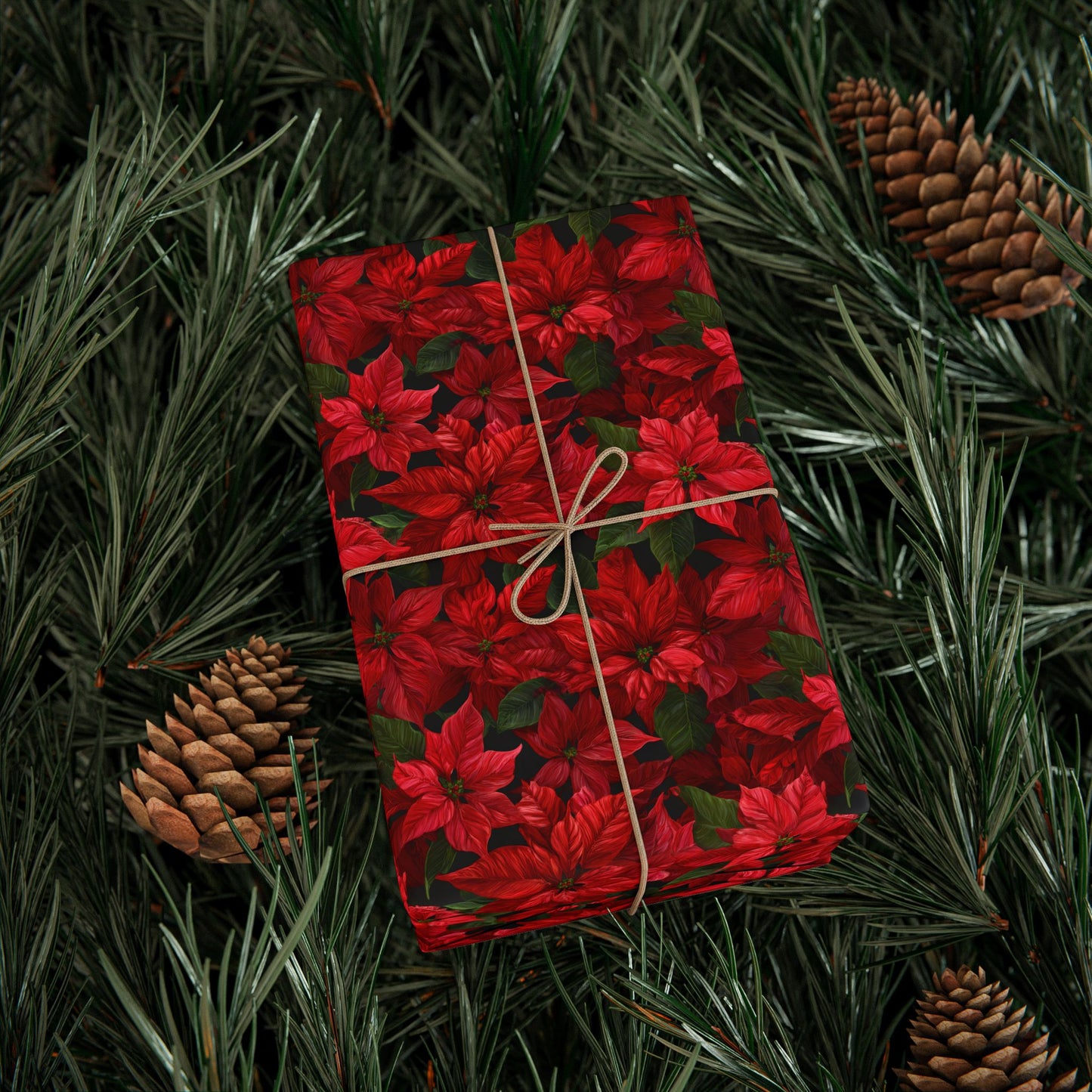 Crimson Noel Wrapping Paper