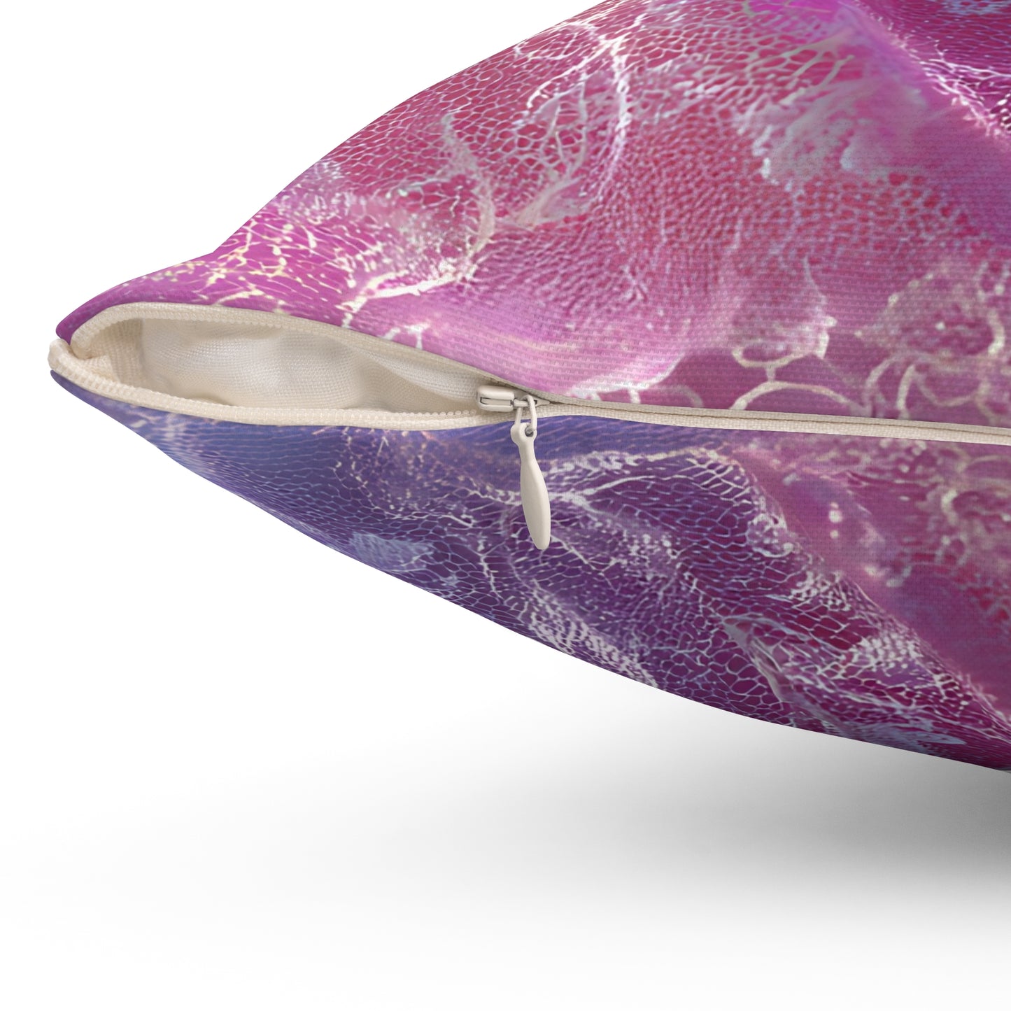Blush Orchid Sheer & Lace Basic Bedding Set