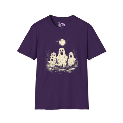 Creepy Ghost Trio Adult T-shirt