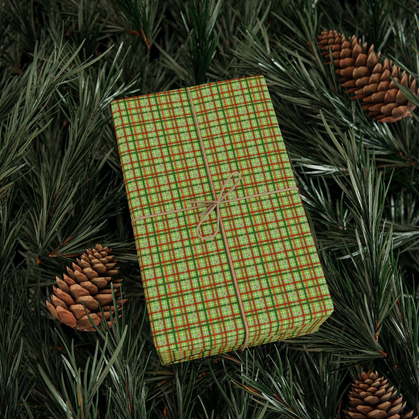 Yuletide Bands Wrapping Paper