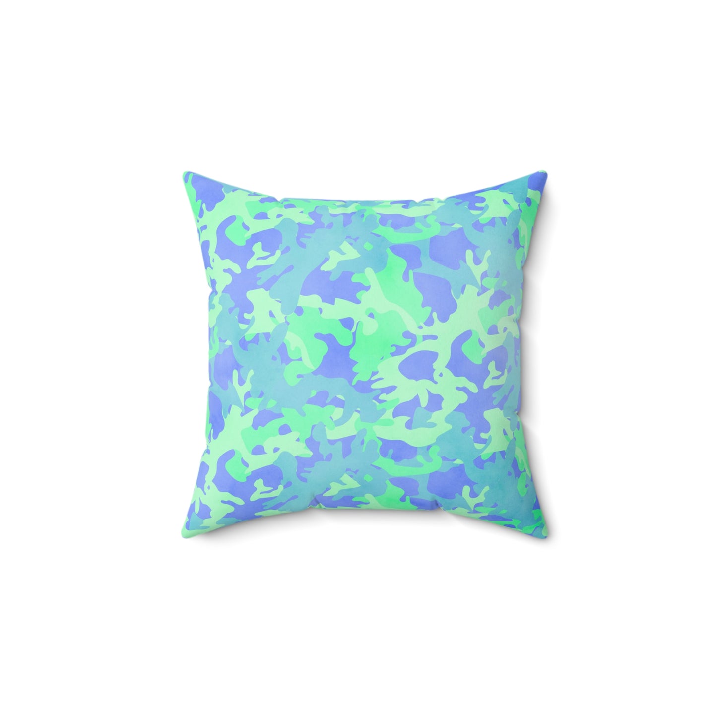 Glacier Grove Camo Throw Pillow
