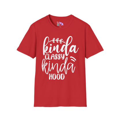 Kinda Classy Kinda Hood Adult T-shirt
