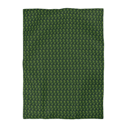 Emerald Canopy Frogs Microfiber Duvet Cover