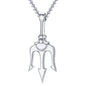 Titanium Steel Trident Necklace