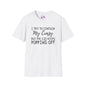 I Try to Contain My Crazy But The Lid Keeps Popping Off Adult T-shirt