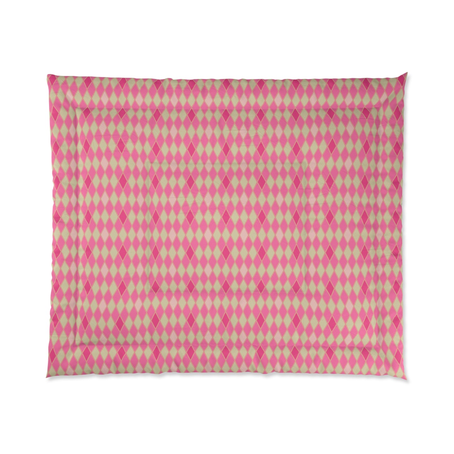 Pink Amour Harlequin Comforter