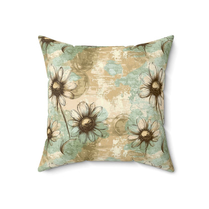 Worn Meadow Daisies Basic Bedding Set