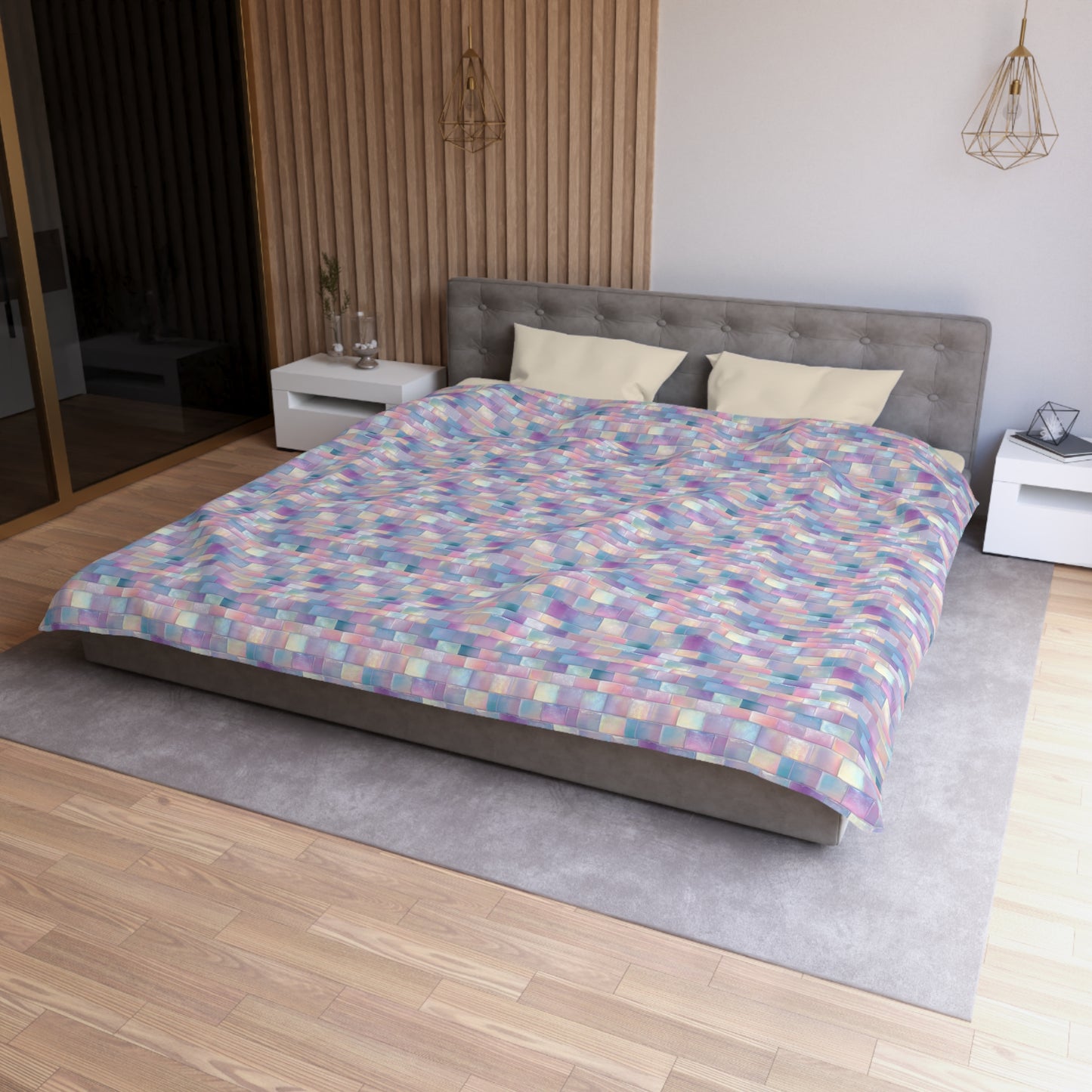 Cloudbound Panels Duvet Bedding Set