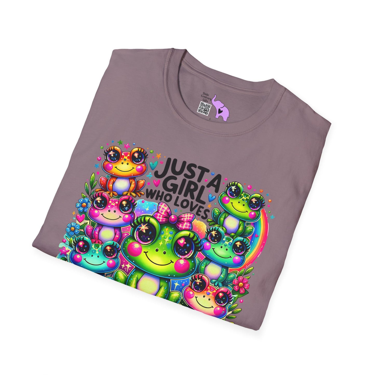 Just A Girl Who Loves Frogs Adult T-shirt