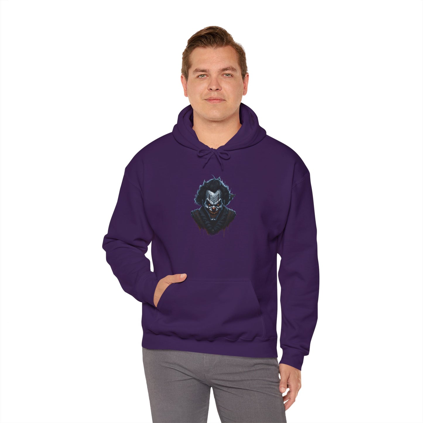 Creepy Clown Heavy Blend™ Hooded Sweatshirt