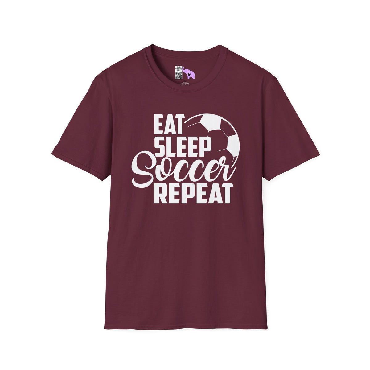Eat Sleep Soccer Repeat Adult T-shirt